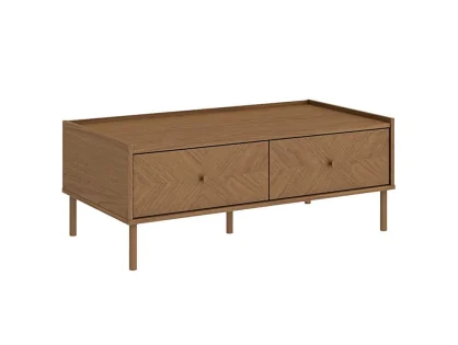 Kidsaw Agra Oak 2 Drawer Coffee Table Kidsaw Agra Oak 2 Drawer Coffee Table