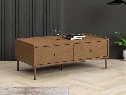 Kidsaw Agra Oak 2 Drawer Coffee Table Kidsaw Agra Oak 2 Drawer Coffee Table
