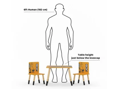 Kidsaw JCB Table and Chairs Kidsaw JCB Table and Chairs