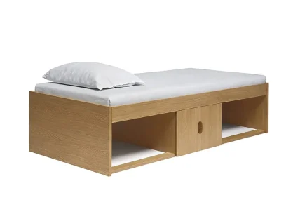 Kidsaw Low Cabin Oak Bed Frame Kidsaw Low Cabin Oak Bed Frame