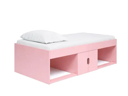 Kidsaw Low Cabin Pink Bed Frame Kidsaw Low Cabin Pink Bed Frame
