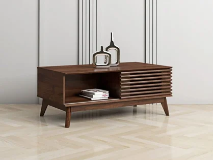 Kidsaw Beijing Walnut 1 Door Coffee Table Kidsaw Beijing Walnut 1 Door Coffee Table