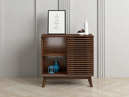 Kidsaw Beijing Walnut 1 Door Sideboard Kidsaw Beijing Walnut 1 Door Sideboard