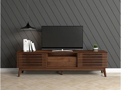 Kidsaw Beijing Walnut 2 Door Large TV Cabinet Kidsaw Beijing Walnut 2 Door Large TV Cabinet