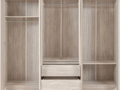 Seconique Malvern Urban Snow 6 Door 2 Drawer Wardrobe