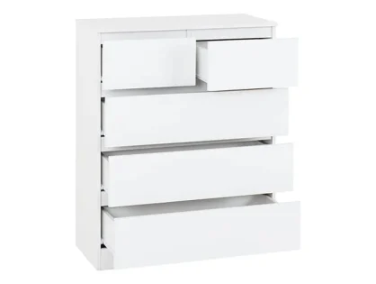 Seconique Malvern White 3+2 Drawer Chest of Drawers Seconique Malvern White 3+2 Drawer Chest of Drawers