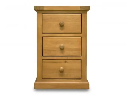 Clearance - Archers Langdale 3 Drawer Pine Wooden Large Bedside Table (Assembled) Clearance - Archers Langdale 3 Drawer Pine Wooden Large Bedside Table (Assembled)