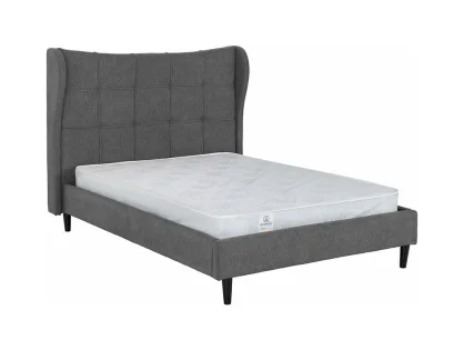 Seconique Verona Grey Fabric Bed Frame Seconique Verona Grey Fabric Bed Frame