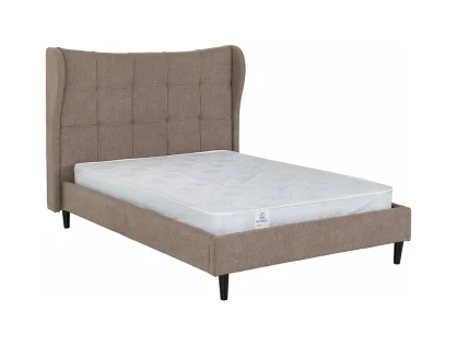 Seconique Verona Brown Fabric Bed Frame Seconique Verona Brown Fabric Bed Frame