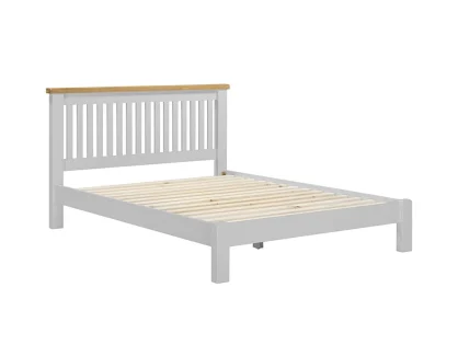 Seconique Windsor Pebble Grey and Oak Wooden Bed Frame (Low Footend) Seconique Windsor Pebble Grey and Oak Wooden Bed Frame (Low Footend)