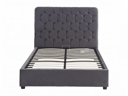 Seconique Madison Black Velvet Fabric Ottoman Bed Frame Seconique Madison Black Velvet Fabric Ottoman Bed Frame