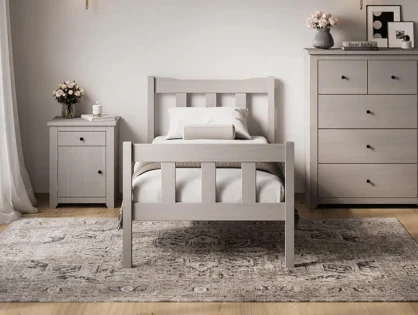 LPD Havana Grey Wooden Bed Frame