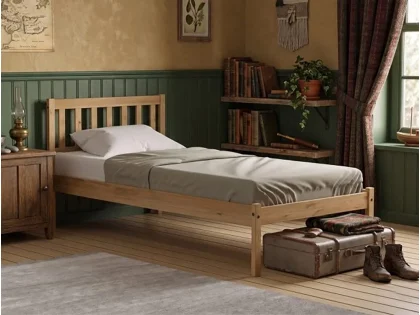 Birlea Lisbon Pine Wooden Bed Frame