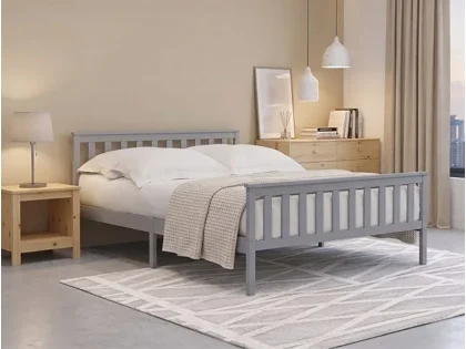 Flintshire Marnel Grey Wooden Bed Frame