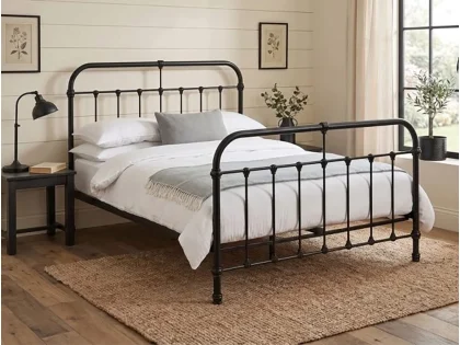Julian Bowen Logan Black Metal Bed Frame Julian Bowen Logan Black Metal Bed Frame