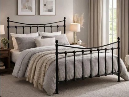 Time Living Florida Black Metal Bed Frame Time Living Florida Black Metal Bed Frame