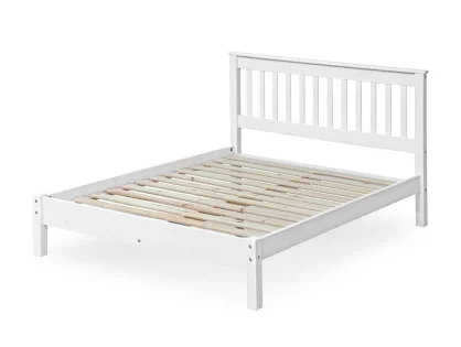 Core Corona White Wooden Bed Frame Core Corona White Wooden Bed Frame