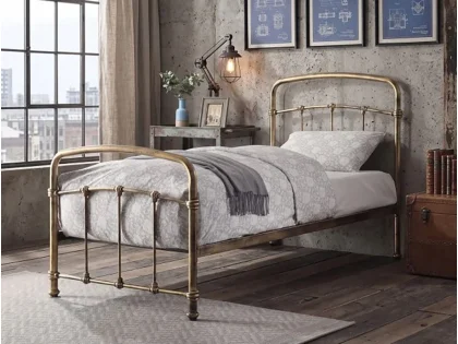 Flintshire Mostyn Antique Bronze Metal Bed Frame Flintshire Mostyn Antique Bronze Metal Bed Frame