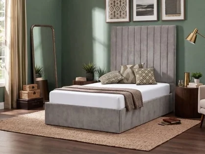 Julian Bowen Eloise Grey Fabric Bed in a Box Julian Bowen Eloise Grey Fabric Bed in a Box