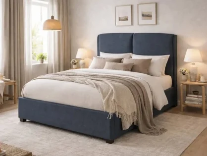 Time Living Oakland Dark Grey Fabric Bed Frame Time Living Oakland Dark Grey Fabric Bed Frame