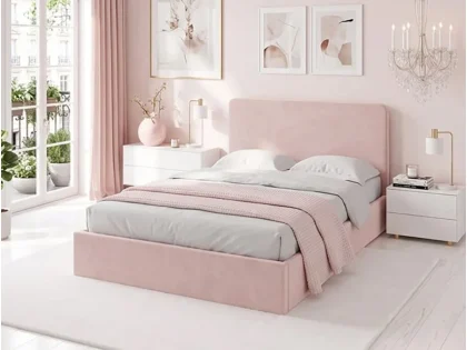 GFW Chiswick Soft Pink Ottoman Bed Frame GFW Chiswick Soft Pink Ottoman Bed Frame