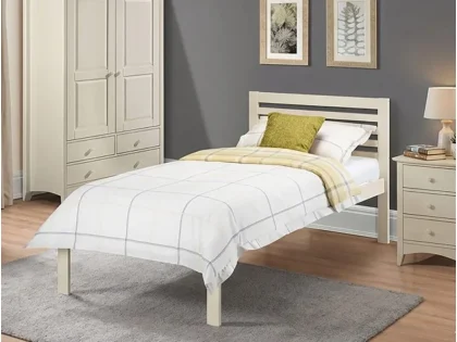 Julian Bowen Slocum Stone White Wooden Bed Frame Julian Bowen Slocum Stone White Wooden Bed Frame