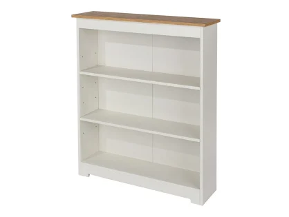 Core Colorado White and Oak Low Wide Bookcase Core Colorado White and Oak Low Wide Bookcase