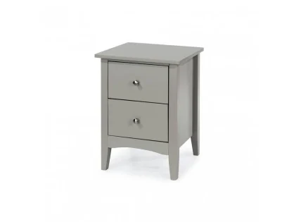 Core Como Light Grey 2 Drawer Bedside Table Core Como Light Grey 2 Drawer Bedside Table