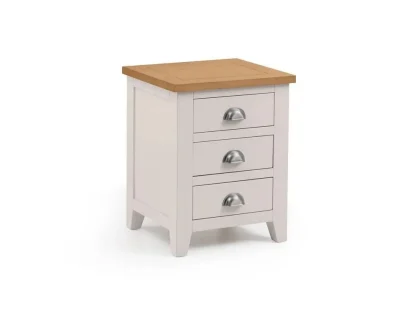 Julian Bowen Richmond Grey and Oak 3 Drawer Bedside Table (Assembled) Julian Bowen Richmond Grey and Oak 3 Drawer Bedside Table (Assembled)