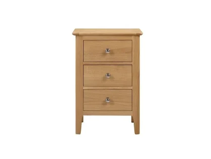 Julian Bowen Cotswold Oak 3 Drawer Bedside Table Julian Bowen Cotswold Oak 3 Drawer Bedside Table