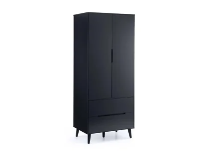Julian Bowen Alicia Anthracite 2 Door 2 Drawer Wardrobe Julian Bowen Alicia Anthracite 2 Door 2 Drawer Wardrobe