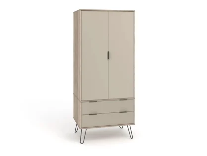 Core Augusta Driftwood and Calico 2 Door 2 Drawer Double Wardrobe Core Augusta Driftwood and Calico 2 Door 2 Drawer Double Wardrobe