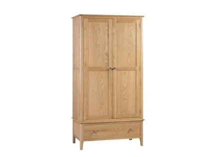 Julian Bowen Cotswold Oak 2 Door 1 Drawer Wardrobe Julian Bowen Cotswold Oak 2 Door 1 Drawer Wardrobe