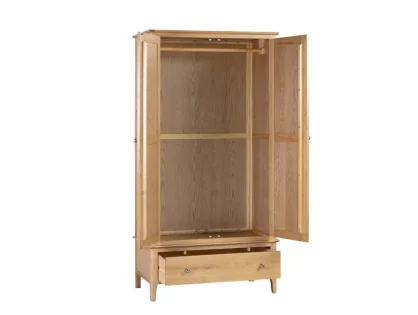 Julian Bowen Cotswold Oak 2 Door 1 Drawer Wardrobe Julian Bowen Cotswold Oak 2 Door 1 Drawer Wardrobe