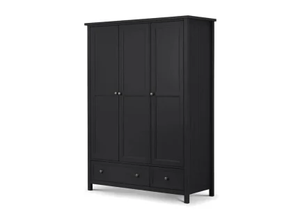 Julian Bowen Maine Anthracite 3 Door 2 Drawer Wardrobe Julian Bowen Maine Anthracite 3 Door 2 Drawer Wardrobe