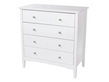 Core Como White 4 Drawer Chest of Drawers Core Como White 4 Drawer Chest of Drawers