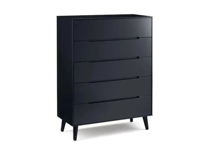 Julian Bowen Alicia Anthracite 5 Drawer Chest of Drawers