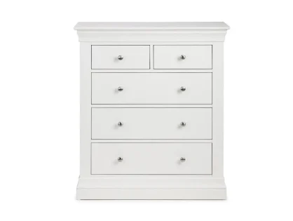 Julian Bowen Clermont Surf White 3+2 Chest of Drawers Julian Bowen Clermont Surf White 3+2 Chest of Drawers