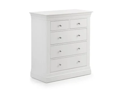 Julian Bowen Clermont Surf White 3+2 Chest of Drawers Julian Bowen Clermont Surf White 3+2 Chest of Drawers
