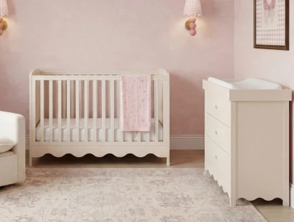 Bebe & Beyond Dancer Cashmere 2 Piece Cot Bed Set Bebe & Beyond Dancer Cashmere 2 Piece Cot Bed Set