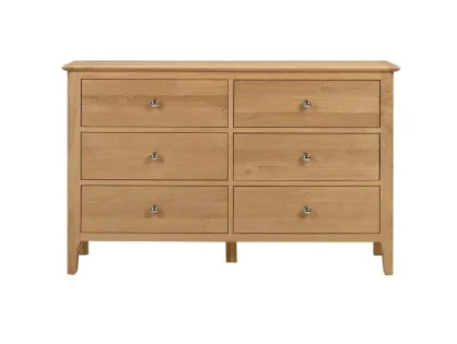 Julian Bowen Cotswold Oak 3+3 Drawer Chest of Drawers