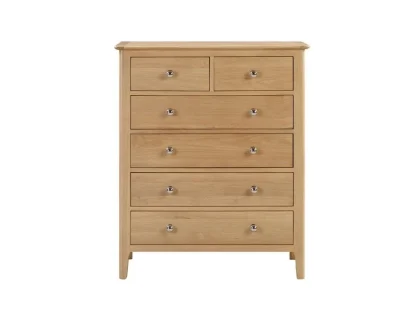 Julian Bowen Cotswold Oak 4+2 Chest of Drawers