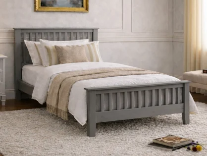 Time Living Turin Grey Wooden Bed Frame