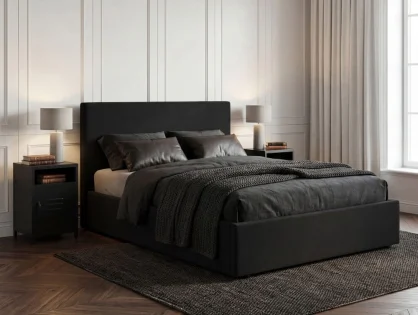 LPD Wilder Onyx Fabric Ottoman Bed Frame LPD Wilder Onyx Fabric Ottoman Bed Frame