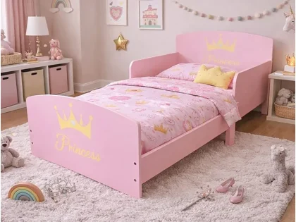 Kidsaw Princess Pink Toddler Bed Frame