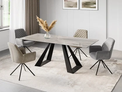 Torelli Lavante Grey Gloss 200cm Extendable Dining Table Torelli Lavante Grey Gloss 200cm Extendable Dining Table