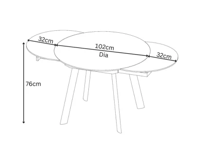 Torelli Omega Grey Glass 166cm Extendable Dining Table Torelli Omega Grey Glass 166cm Extendable Dining Table