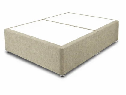 Clearance - Dura Astra 6ft Super King Size Divan Base in Sierra Mink