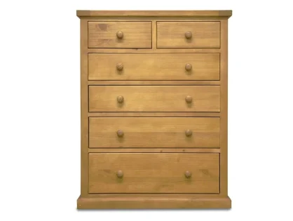 Archers Langdale 2 Over 4 Pine Wooden Chest of Drawers (Assembled)