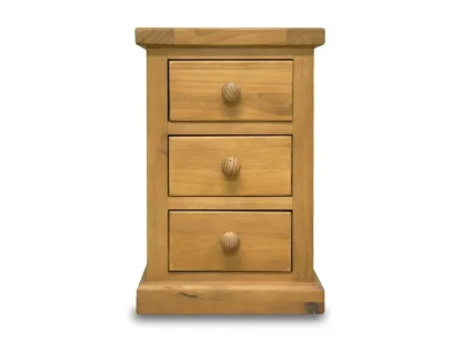 Archers Langdale 3 Drawer Pine Wooden Small Bedside Table (Assembled) Archers Langdale 3 Drawer Pine Wooden Small Bedside Table (Assembled)